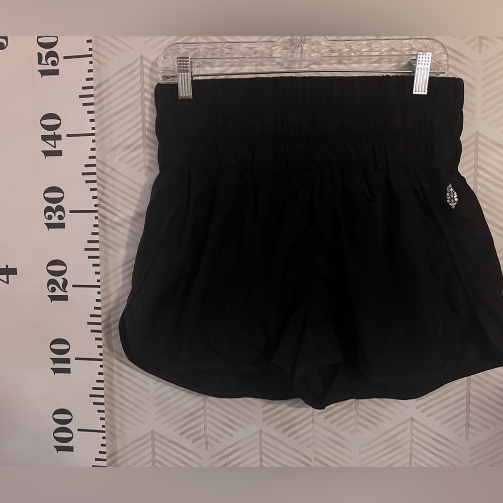 Free people black high waisted shorts